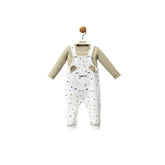 Moi Noi Green Desenli Salopet